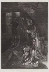 Meg Merrilies und der sterbende Schmuggler, aus der Ausstellung der National Institution